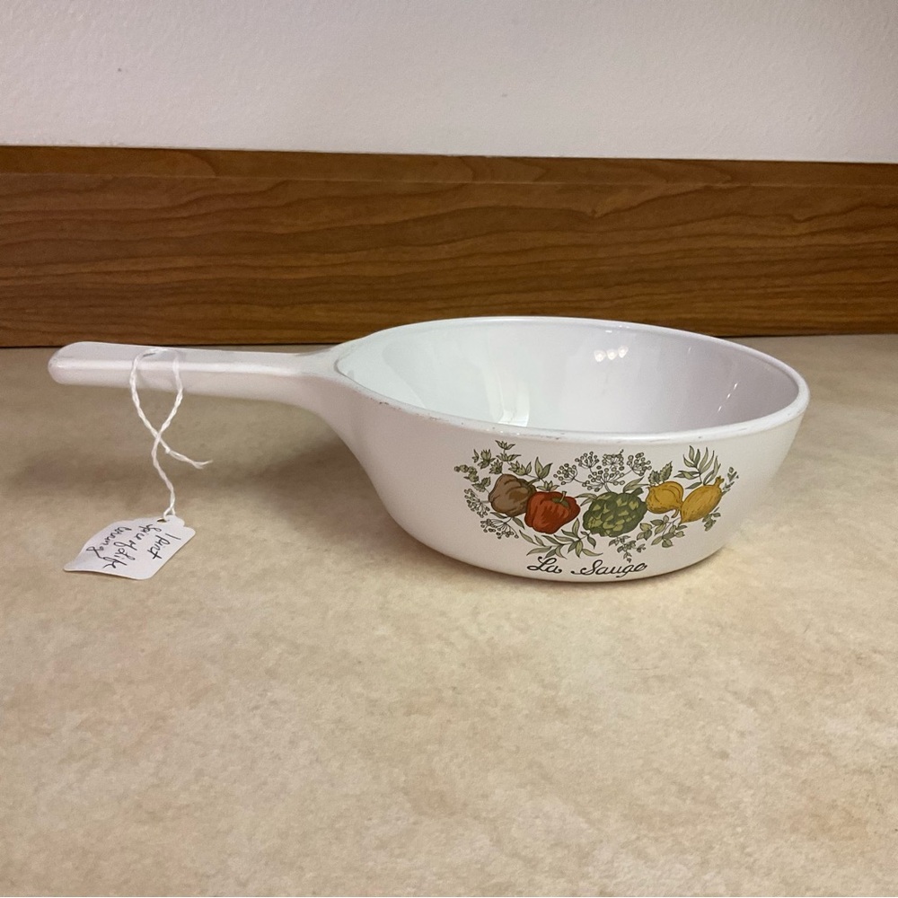 Vintage Corning Spice of Life 1 Pint Saucepan